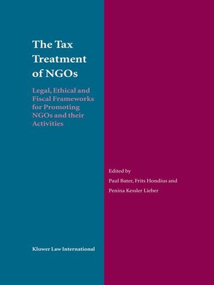 cover image of The Tax Treatment of NGOs